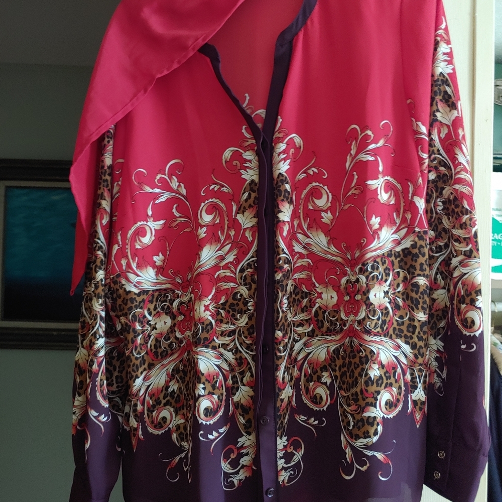 Button front blouse